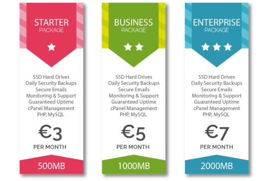 Premium SSD Web Hosting & Domain Names